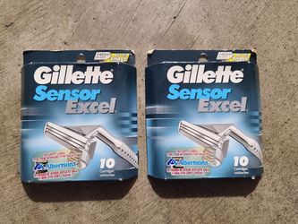 Gillette sensor excel 2x10pack cartridges