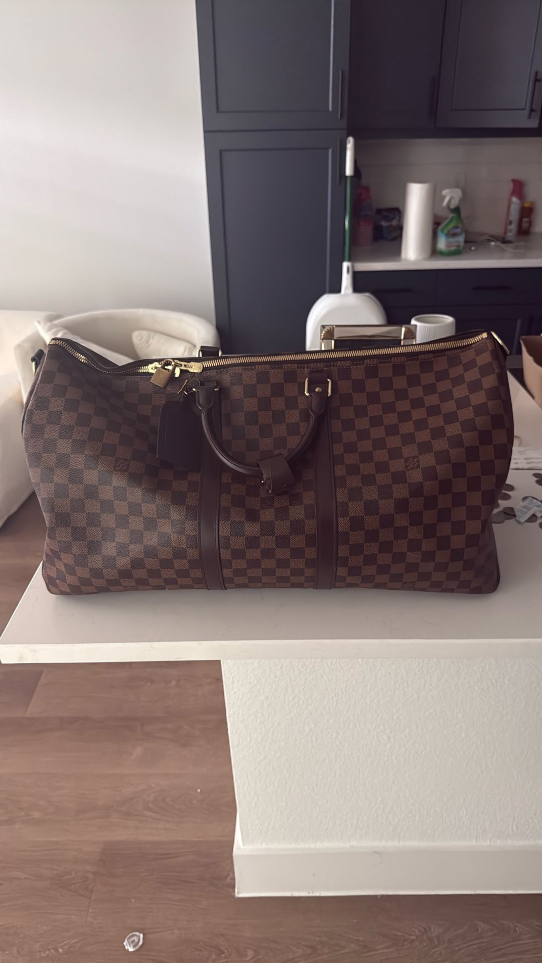 Louis Vuitton Keepall 55 – Damier Ebene (No Strap)