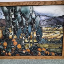 Wall Art 44"×35" Stained Opaque Plexiglass