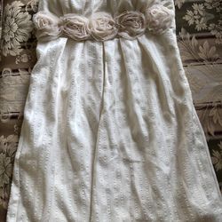 Sleeveless dress Off white From papaya