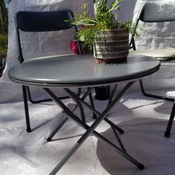 Bistro Set Chairs & Table 