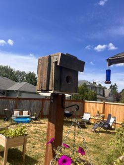 Handmade Rustic Birdhouse