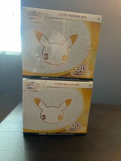 Pokémon TCG 30th Celebration Elite Trainer Box x2