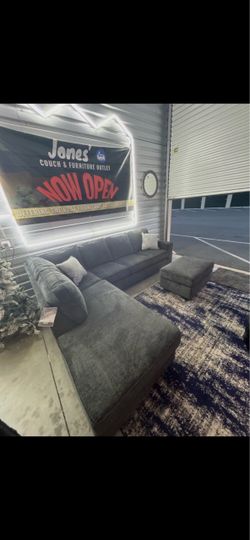 Dark Gray Ashley altari Fabric Sectional Sofa