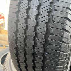 4 Semi New Continental Tires 265/65/17