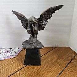 Eagle With Snake Statue 