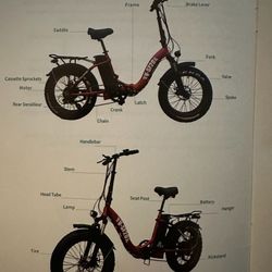 Set Of Electric Bicycles ☆☆☆Nearly New