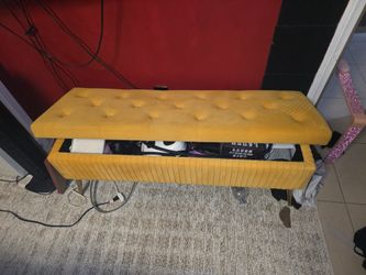 Yellow Ottoman