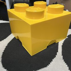 Yellow Lego Giant Storage Brick Box 
