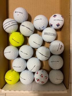 19 Golf Balls 15 Titleist Prov1X and 4 Taylor Made Tp5X