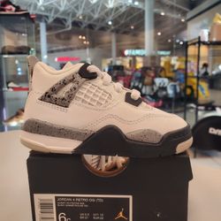 Jordan 4 WHITE CEMENT SZ 6c