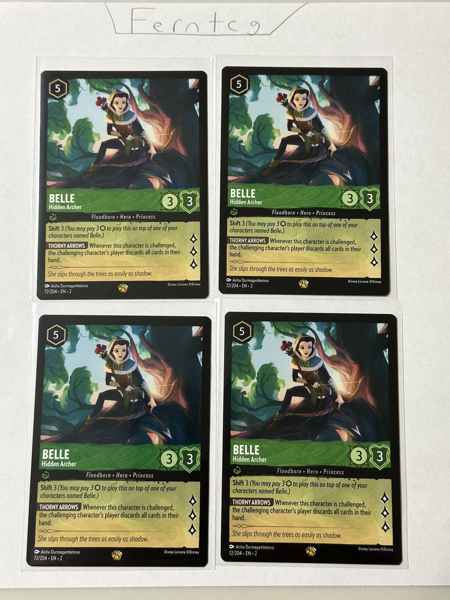 Disney Lorcana Singles and Playsets Personalized (Read Description!)