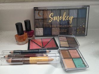 Makeup smokey eye shadow plus more