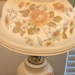 Hurricane Lamps Vintage 3 Ways 1970’s Milk Glass-Original - Collectible Lamp