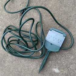6ft Green Extension Cord w/ 3 outlets 