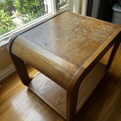 wood coffee table