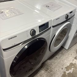Samsung Front Load Washer , Gas Dryer 