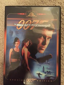 007 the world is not enough DVDs