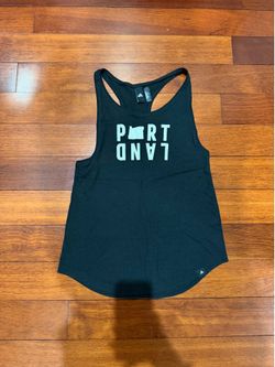 Adidas Portland Racerback Tank Top Black Sz. XS