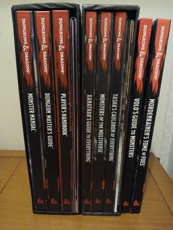 Dungeons and dragons 5e books