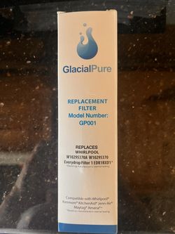 Whirlpool Replacement Filter: Model #GP001