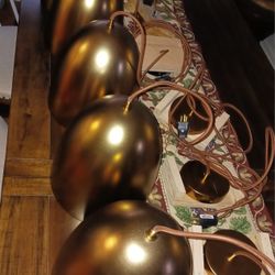 5-FAX-Brooklyn Antique Brass Pendant Light 