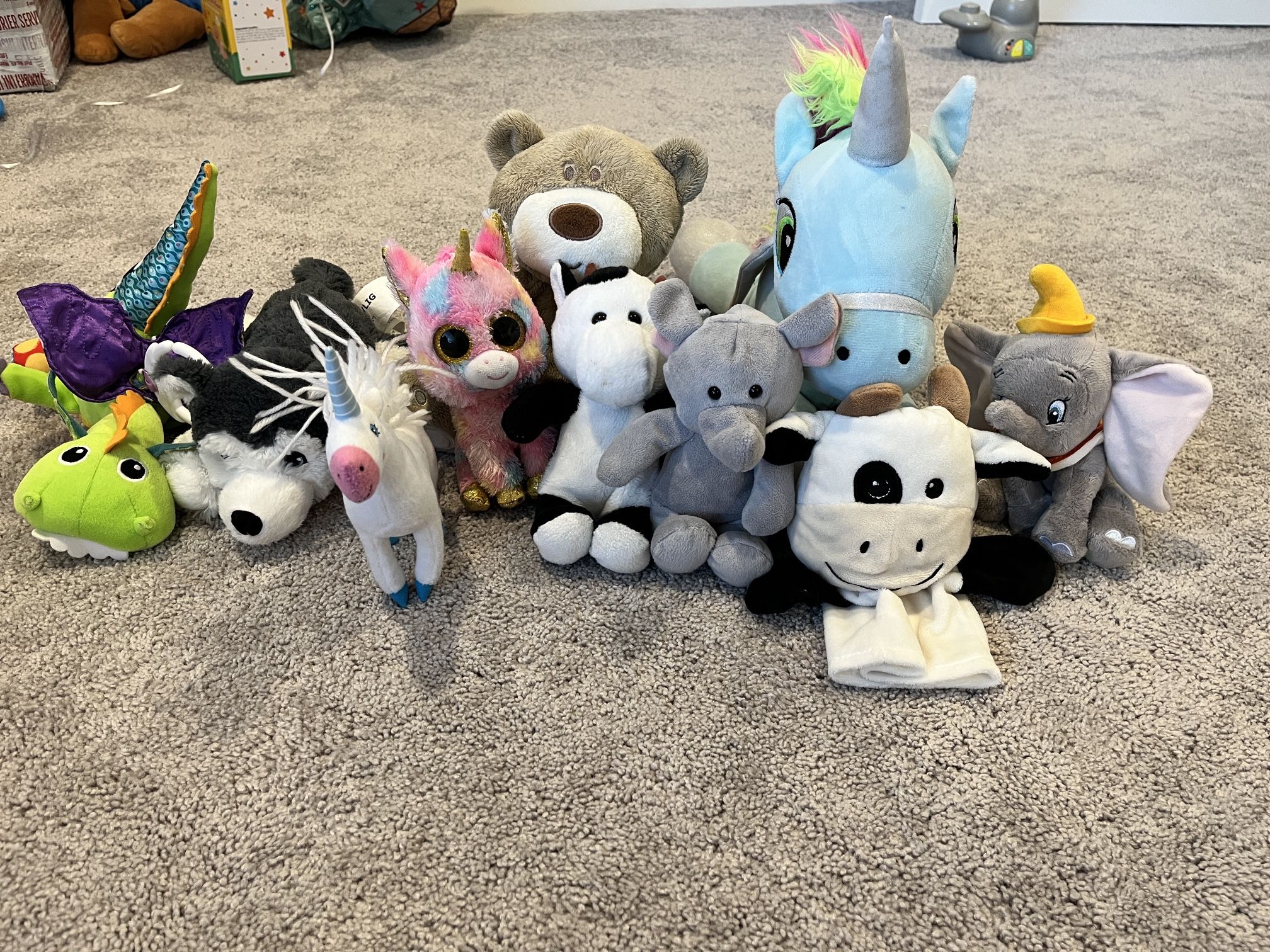 Set Of 10 Soft Toys