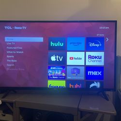 43 Inch TCL Roku Tv