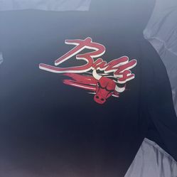 vintage 1990’s chicago bulls hoodie size Large