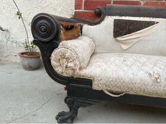 Antique one of a kid art deco loveseat couch