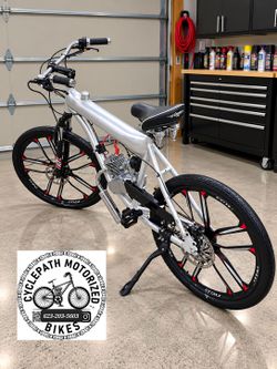 Gas bike motorized bicycle delivery available