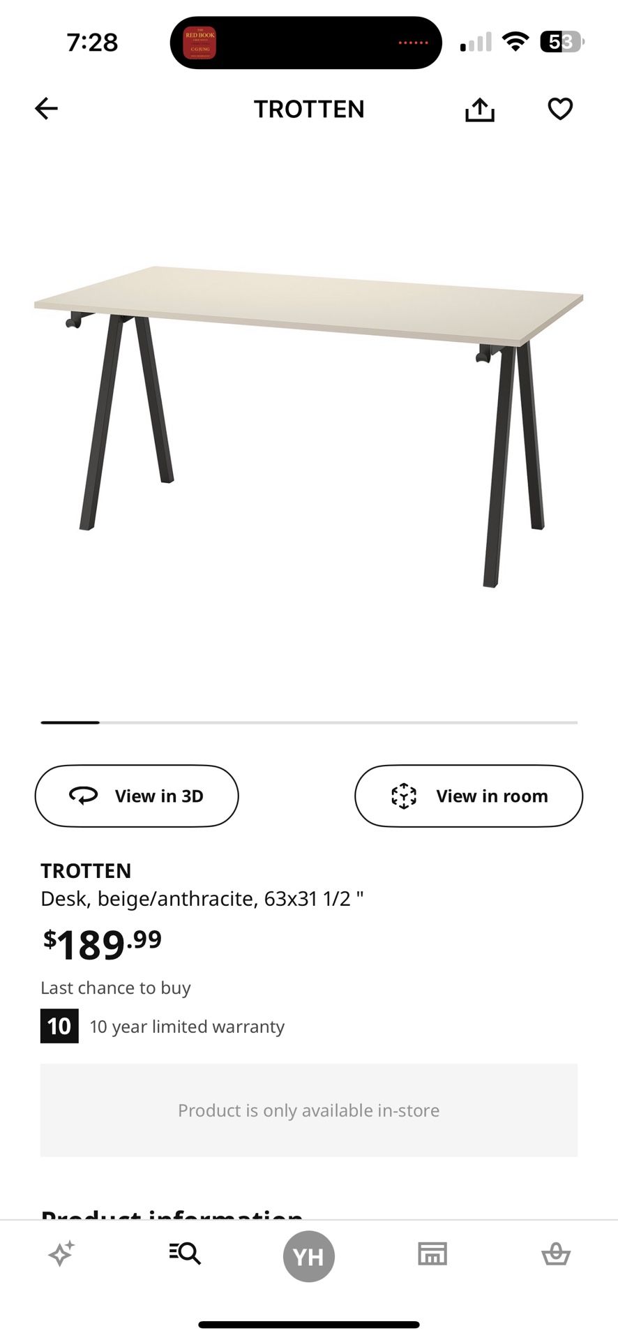 Ikea Desk
