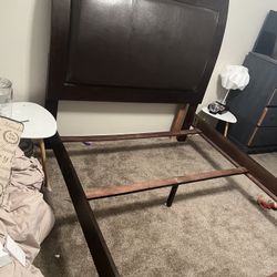 Queen Bed, Mirror, And Night Stand 