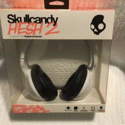 Skullcandy Hesh 2 Wired Head Phones - White