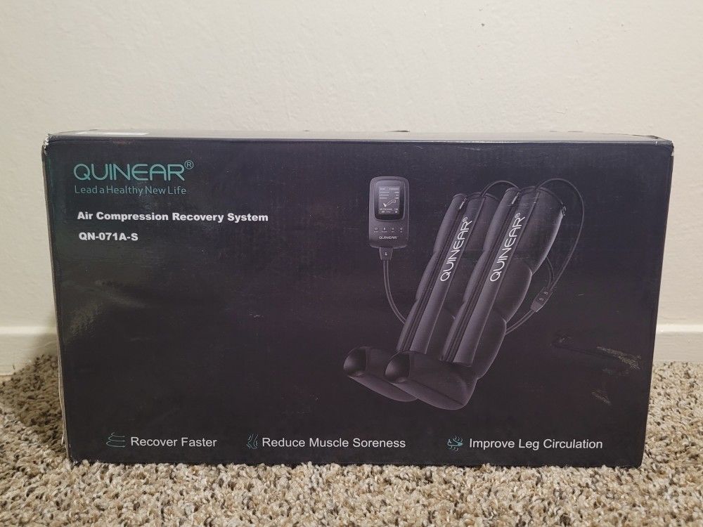 QUINEAR Professional Sequential Air Compression Therapy System for Improved Circulation and Massage