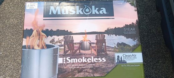 New In Box! Muskoka Smokeless Fire Pit