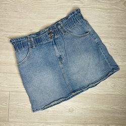 Wild Fable Blue Jean  Denim Mini Skirt Large 