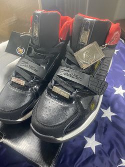 Gm Cadillac Mens Basketball Shoes Sneakers Leather