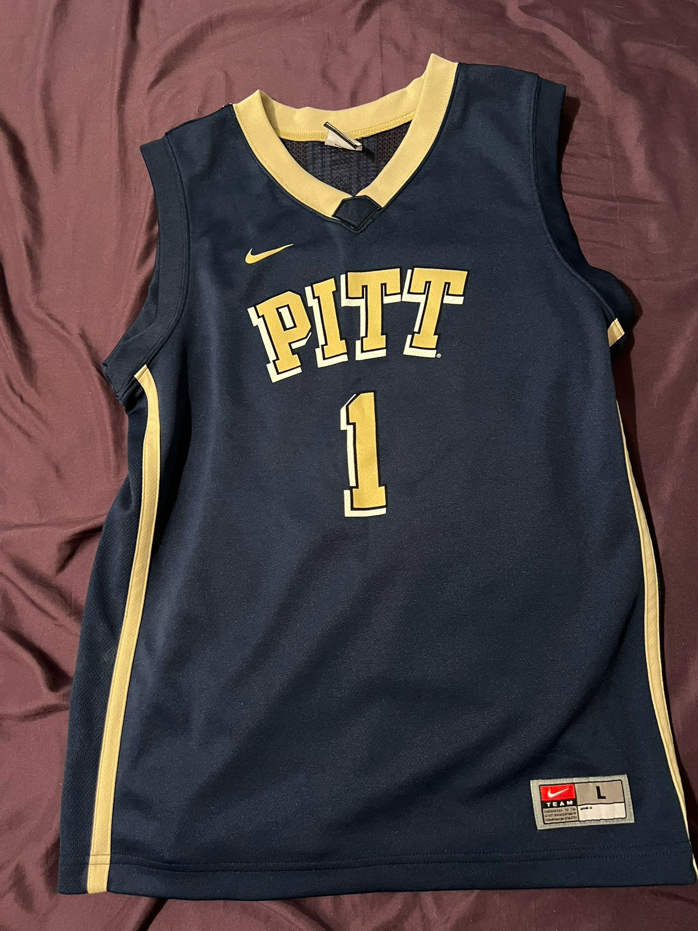 Nike Children’s Pitt Panthers Basketball Jersey Size Large (16-18) Oakland Zoo Pittsburgh