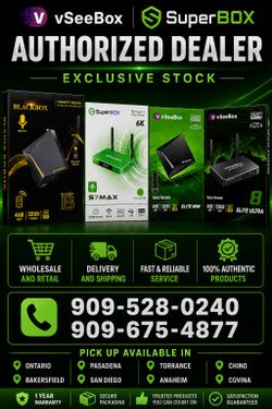 VSEEBOX SUPERBOX V6 MAX V6 PLUS BLACKBOX  V6PRO ELITE MINI ELITE ULTRA S6 PRO S6 MAX S7 PRO S7 MAX S7 ULTRA SUPREME MINI S7MAX WHOLESALE TO PUBLIC SMA