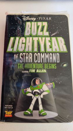 Buzz  Lighyear  of Star Command (VHS) Disney Pixar