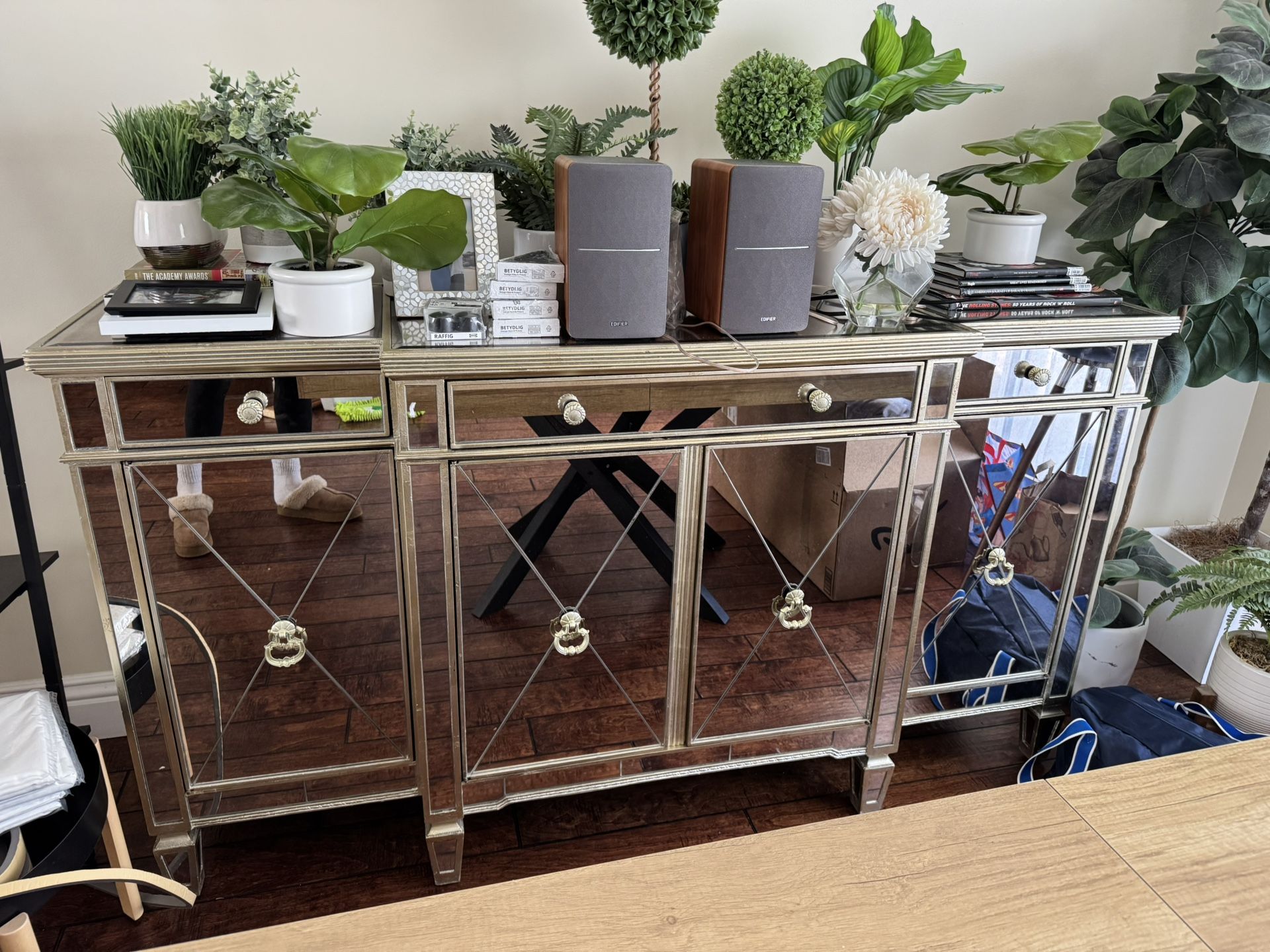Z Gallerie Borghese Mirrored Buffet