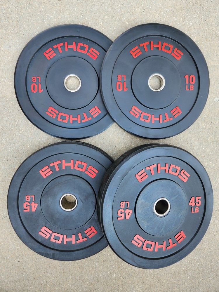ETHOS Olympic Rubber Bumper Plates