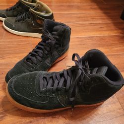 2 Pairs Of Black Nike Shoes