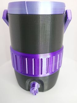 Black and purple can coolers holds 12 oz can