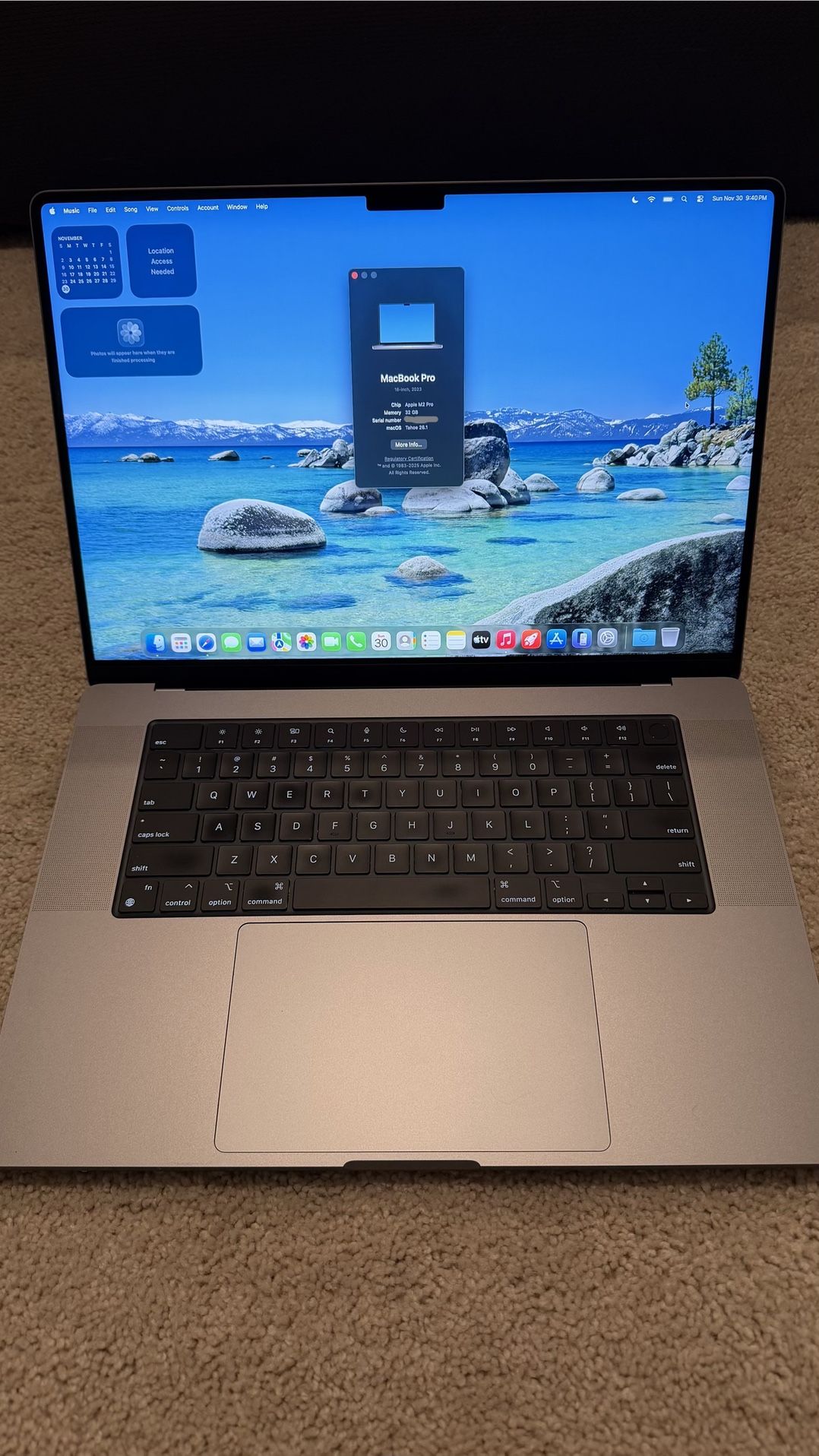 MacBook Pro 16” (2023) M2 Pro