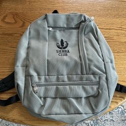 NEW Sierra Club Gray Backpack