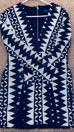 Pretty black and white Boutique dress