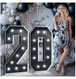 IMPRSV Party 4FT JR Marquee 20 Numbers Kit
