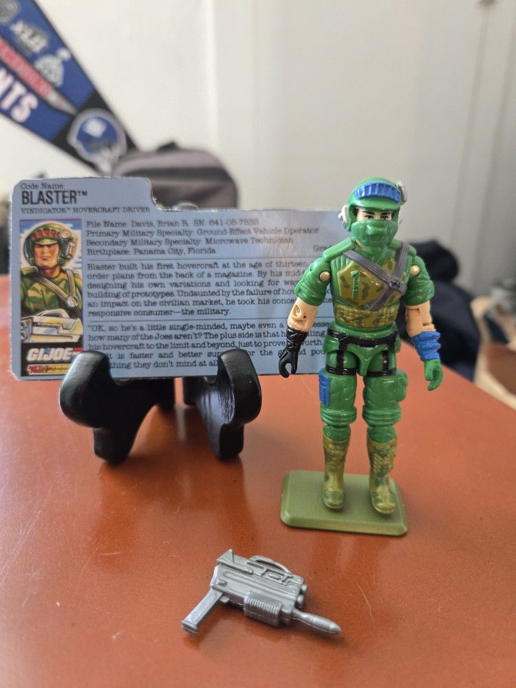 Original 3.75 " Gi Joe Blaster Complete